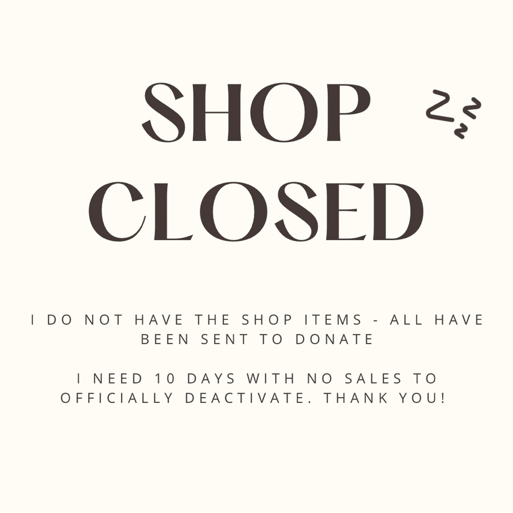 SHOP CLOSED